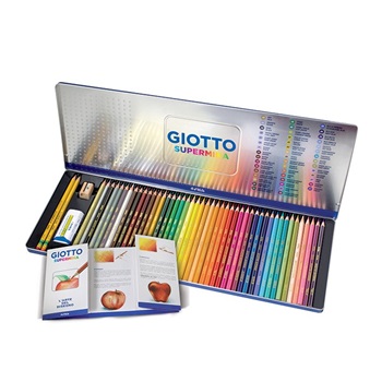 Lapices de colores Giotto supermina 3,8 mm x 50 lata