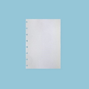 Repuesto cuaderno inteligente A5 50 hojas 90g punteado línea blanca