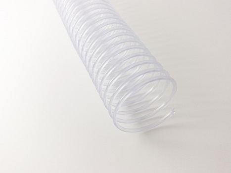 Espiral encuadernación plástico of 12 mm transparente x 50 unidades