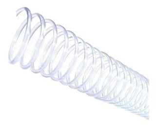 Espiral encuadernación plástico of 45 mm transparente x 5 unidades