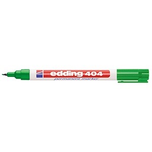 Marcador Edding 404 permanente punta 0,75 mm verde