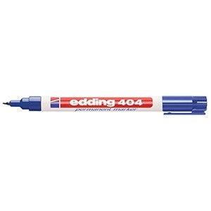 Marcador Edding 404 permanente punta 0,75 mm azul