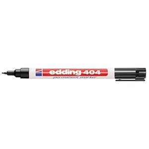 Marcador Edding 404 permanente punta 0,75 mm negro
