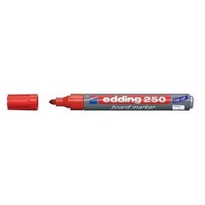 Marcador Edding 350 aluminio para pizarra rojo