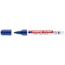 Marcador Edding 4095 para vidrio chalk marker azul