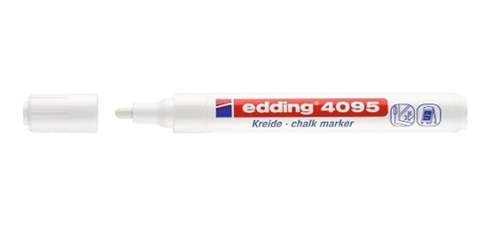 Marcador Edding 4095 para vidrio chalk marker blanco