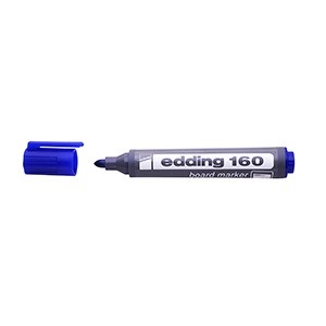 Marcador Edding 160 para pizarra azul