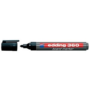 Marcador Edding 360 para pizarra negro