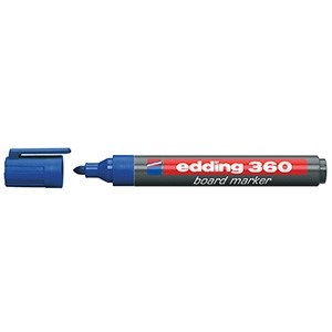 Marcador Edding 360 para pizarra azul