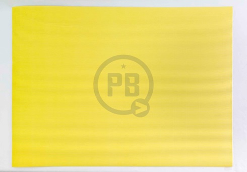 Cartón microcorrugado amarillo 50 x 70