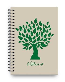 Cuaderno A5 paperland eco natural naturaleza liso