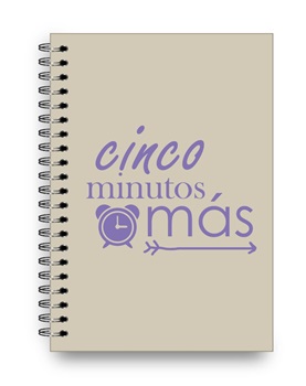 Cuaderno A5 paperland eco natural frases liso