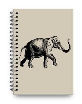 Cuaderno A5 paperland eco natural animales liso