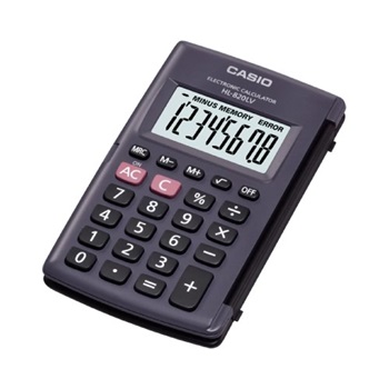 Calculadora Casio hl-lv 820 8 digitos negra
