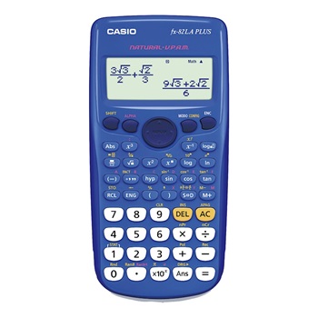 Calculadora Casio cientifica fx-82 la plus 252 funciones azul