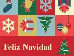 Papel afiche Muresco 70 x 100 - fantasia - tarjetas navideñas