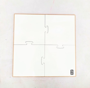 Pizarra puzzle 50 x 50 línea fugi