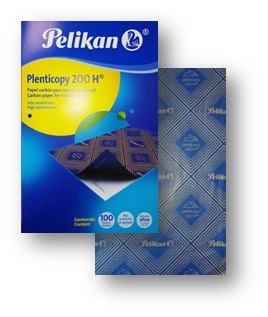 Papel carbon Pelikan 200h oficio azul 100 hojas