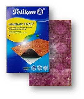 Papel carbon Pelikan 1022 negro of x 100