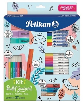 Set marcadores y resaltadores bullet journal Pelikan x27 unidades