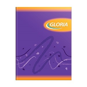 Cuaderno Gloria tapa flexible 48 hs liso