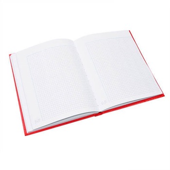 Cuaderno Éxito universo tapa dura 100 hs cuadriculado rojo