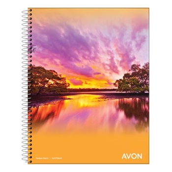 Cuaderno Avon 29,7 tapa flexible 84 hs espiral cuadro