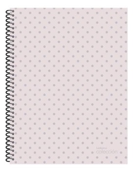 Cuaderno 21 x 27 Ledesma colección tapa dura 84 hs cuadriculado espiral