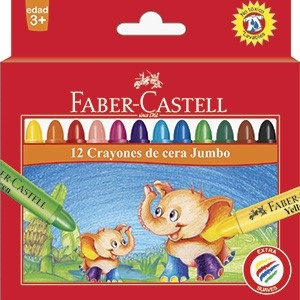 Pinturitas cera Faber-Castell jumbo x12