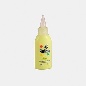 Plasticola fluo 40 gramos amarilla
