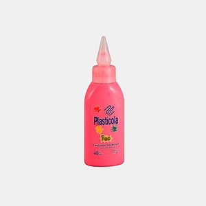 Plasticola fluo 40 gramos rosa