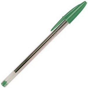 Bolígrafo Bic cristal verde