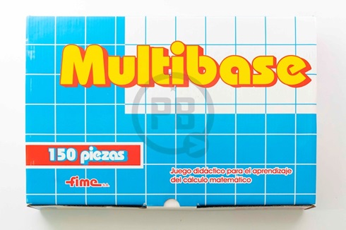 Multibase de madera fime caja x 150 piezas juego matematico