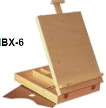 Caja para pintor Artmate madera c/atril 38 x 28 x 7,2 cm