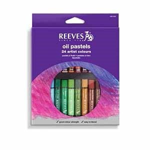 Pasteles al oleo Reeves gruesos x 24 colores surtidos