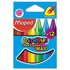 Crayones Maped color peps x 12 maxi