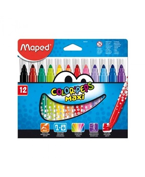 Marcador Maped color´peps maxi x 12 colores