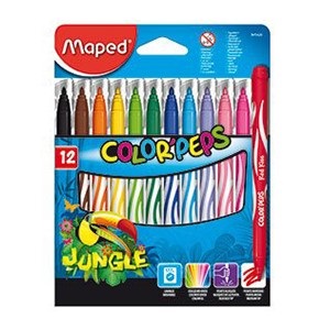 Marcador Maped color´peps jungle x 12 colores