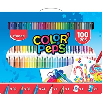 Kit Maped de coloreo 100 piezas