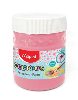 Tempera Maped color peps x 200 ml rosa Pastel