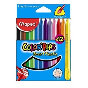 Pinturitas plasticas Maped color peps x 12 colores