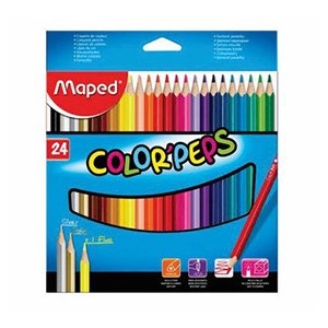 Lapices de colores Maped color peps x 24 largos
