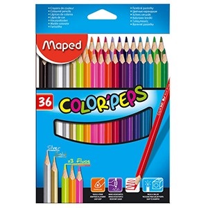 Lapices de colores Maped color peps x 36 largos
