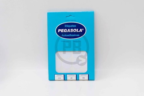 Etiqueta Pegasola 3006 caja x 720