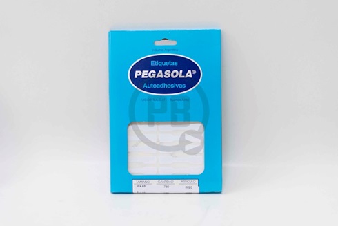 Etiqueta Pegasola 3020 caja x 1620