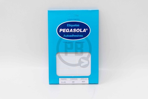 Etiqueta Pegasola 3023 caja x 500