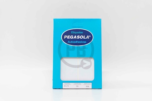 Etiqueta Pegasola 3035 caja x 120