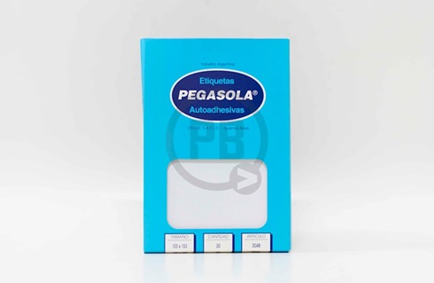 Etiqueta Pegasola 3048 caja x 30