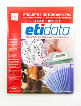 Etidata 8721 laser+ink-jet carta p/cd 25 planchas