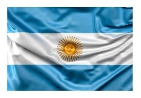 Bandera ceremonia reglamentaria Argentina